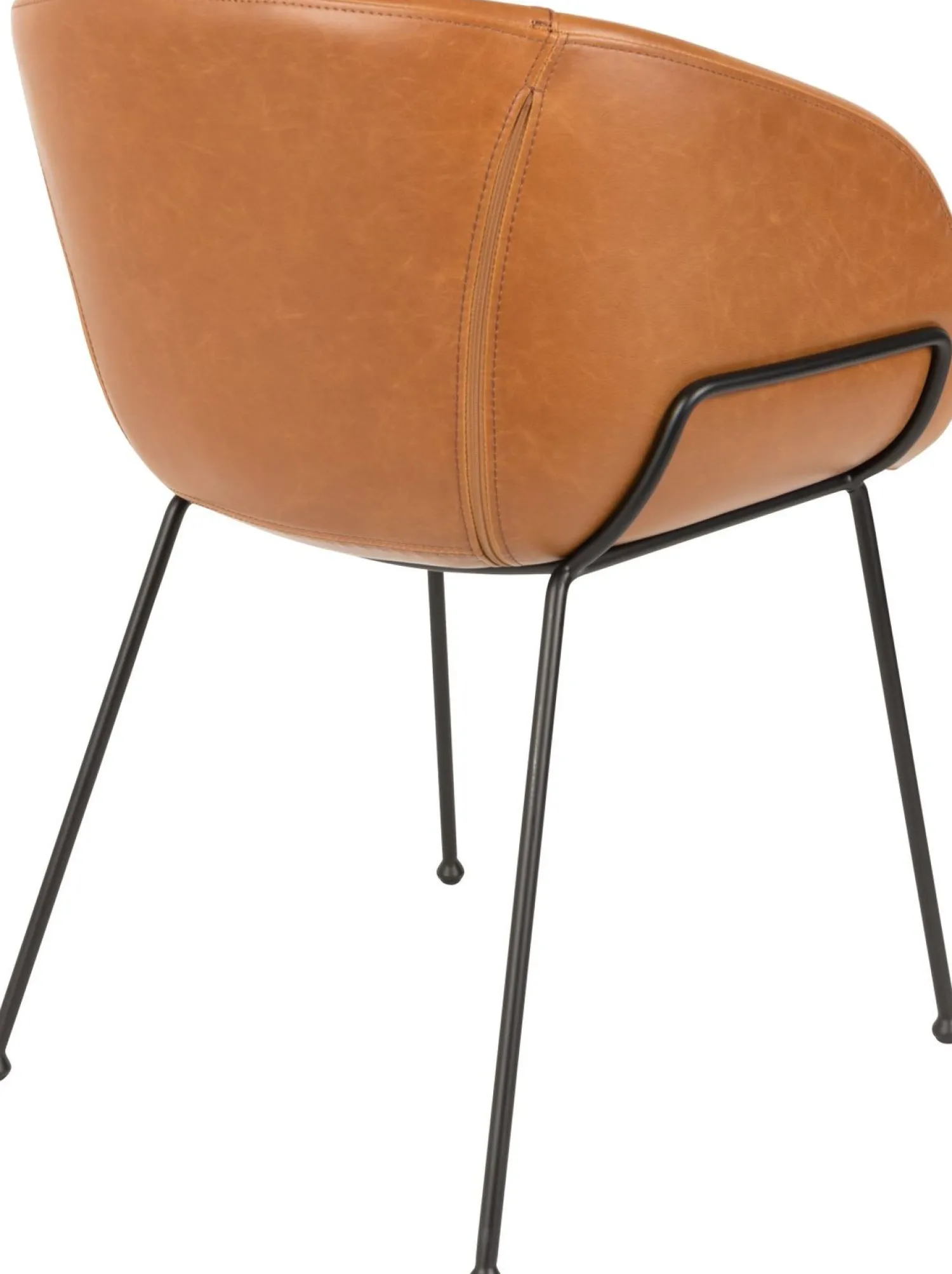 Kuipstoelen|Eetkamerstoelen Met Armleuning-Zuiver Feston (set van 2) Eetkamerstoel Brown