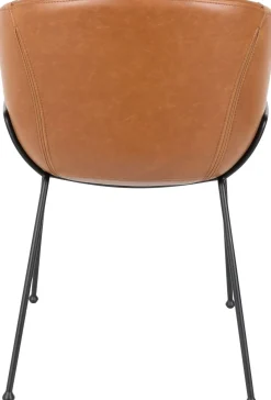 Kuipstoelen|Eetkamerstoelen Met Armleuning-Zuiver Feston (set van 2) Eetkamerstoel Brown