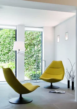 Design Fauteuils-Artifort F584-F585-F586 Fauteuil Zwart