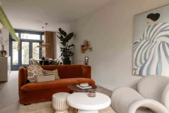 Ronde Bijzettafels-Eijerkamp Collectie Finca Bijzettafel Crème, bruin
