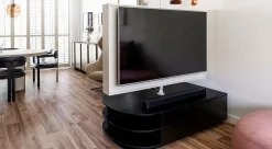 Tv-Meubels-WOOOD Finca Links TV-meubel Deep Black