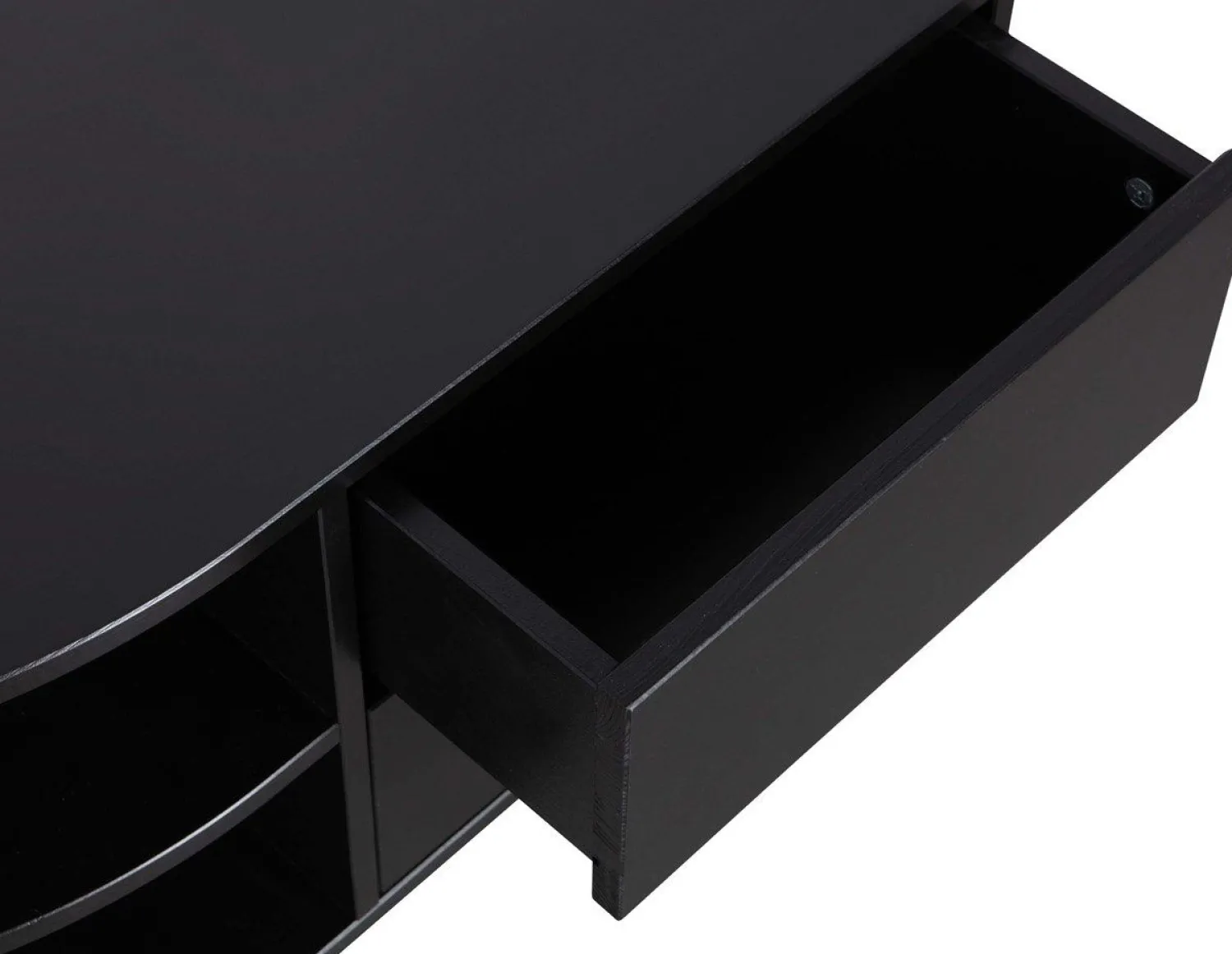 Tv-Meubels-WOOOD Finca Links TV-meubel Deep Black