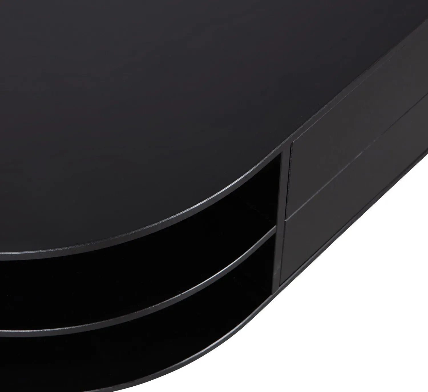 Tv-Meubels-WOOOD Finca Links TV-meubel Deep Black