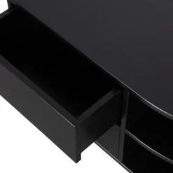 Tv-Meubels-WOOOD Finca Rechts TV-meubel Deep Black