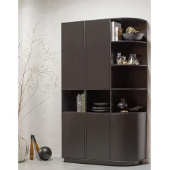 Tv-Meubels-WOOOD Finca Rechts TV-meubel Deep Black