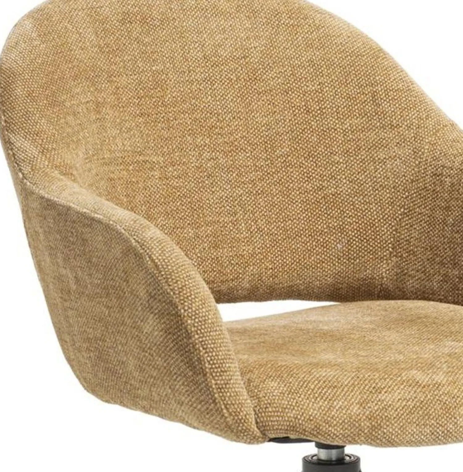 Eetkamerstoelen Met Armleuning-XOOON Finn Armstoel Okergeel