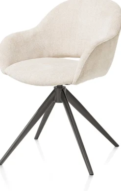Eetkamerstoelen Met Armleuning-XOOON Finn Armstoel Creme