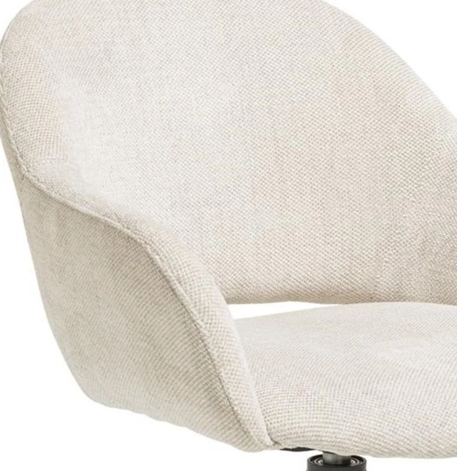 Eetkamerstoelen Met Armleuning-XOOON Finn Armstoel Creme