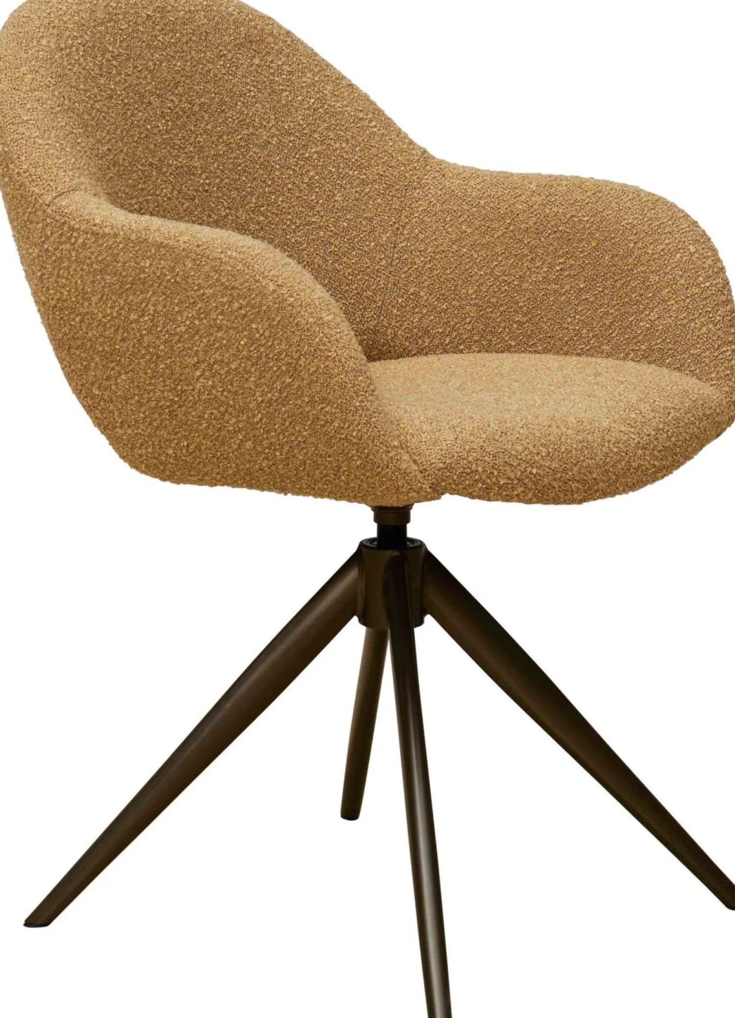 Eetkamerstoelen Met Armleuning-XOOON Finnly Armstoel Oker