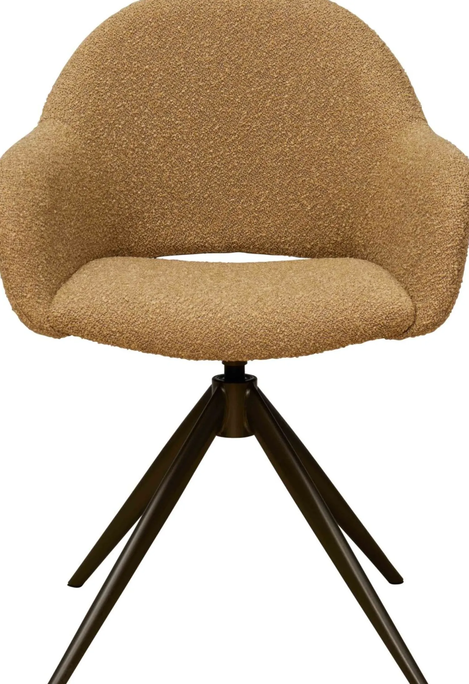 Eetkamerstoelen Met Armleuning-XOOON Finnly Armstoel Oker