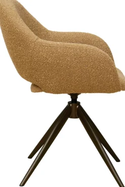Eetkamerstoelen Met Armleuning-XOOON Finnly Armstoel Oker