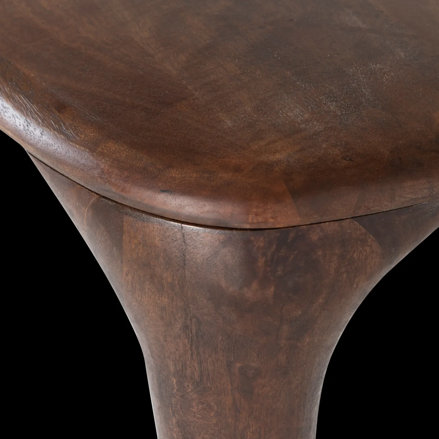 Houten Eettafels-WOOOD Fiore Eettafel Donkerbruin