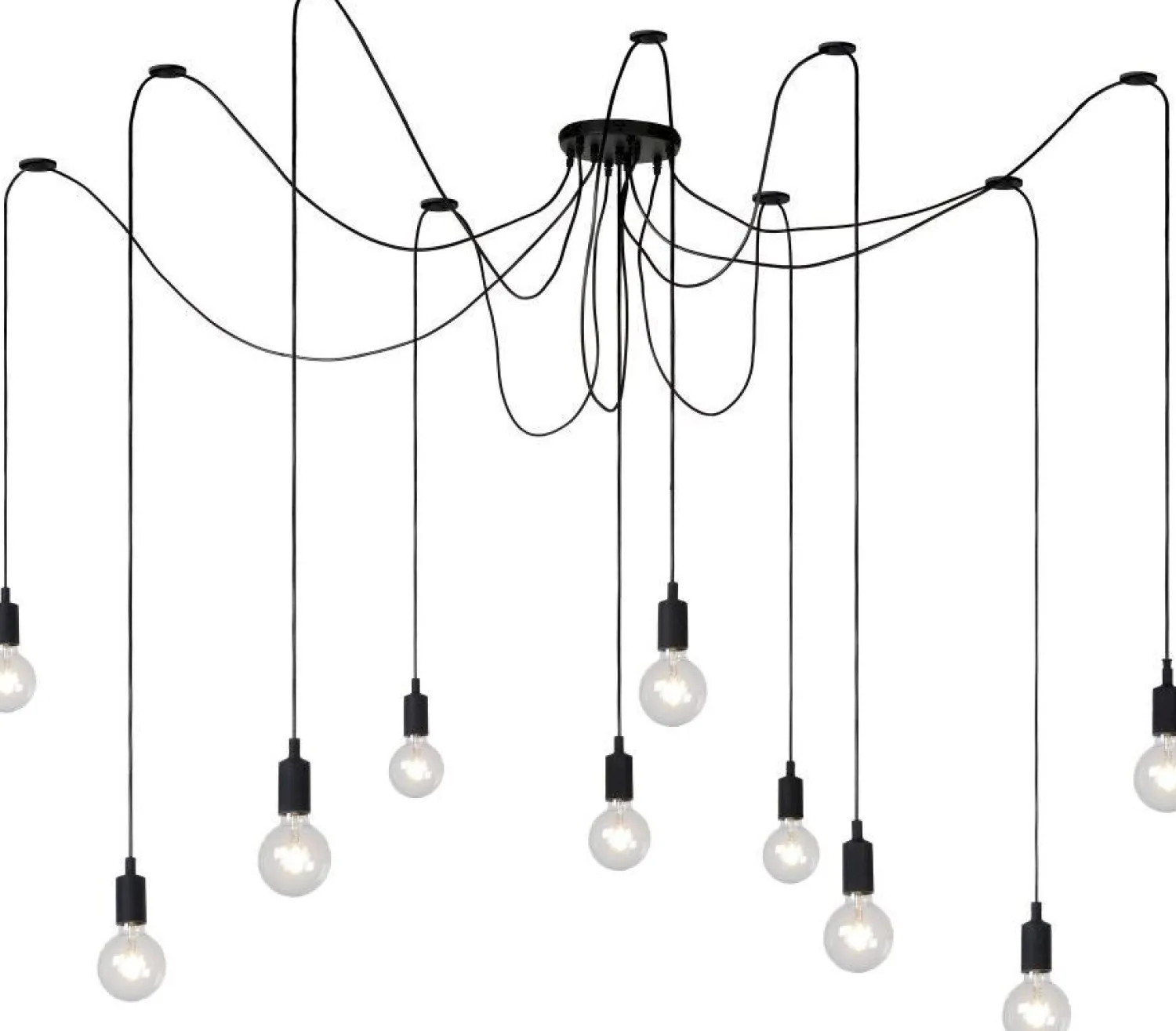Industriële Hanglampen|Industriële Hanglampen-Lucide Fix Hanglamp Zwart