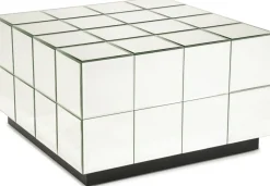 Houten Salontafels-By Boo Flectron Salontafel Zilver