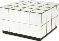 Houten Salontafels-By Boo Flectron Salontafel Zilver
