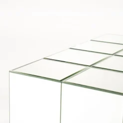 Houten Salontafels-By Boo Flectron Salontafel Zilver