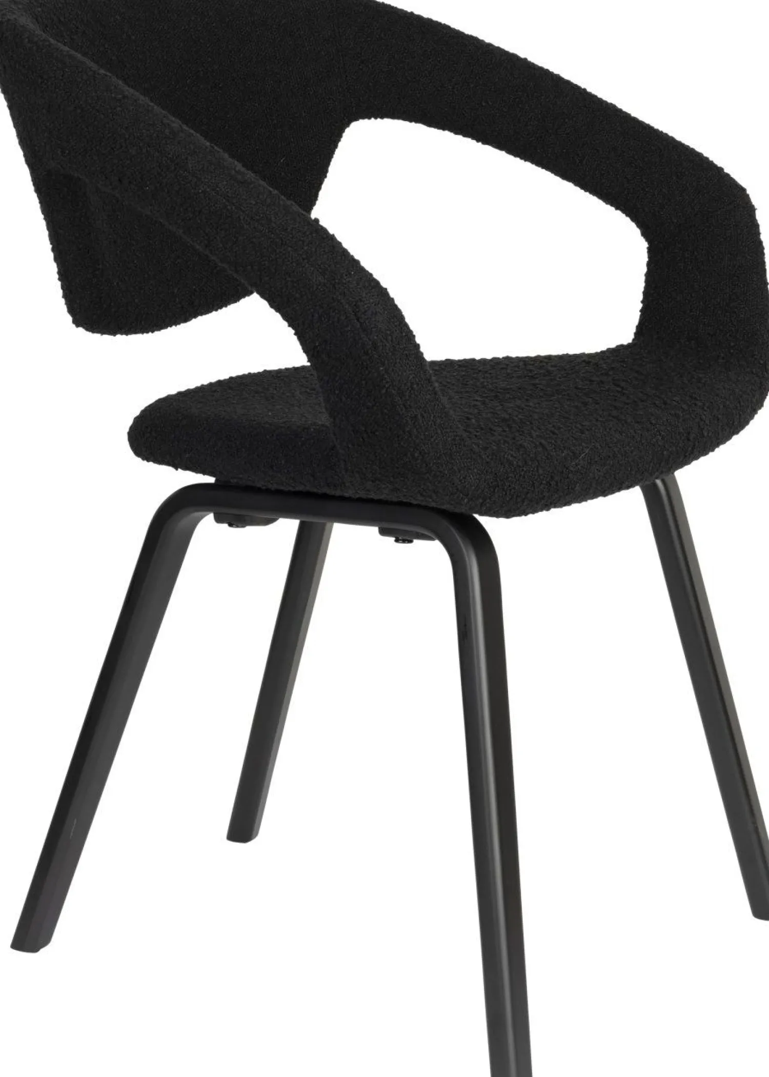 Design Stoelen-Zuiver Flexback (set van 2) Armstoel Zwart