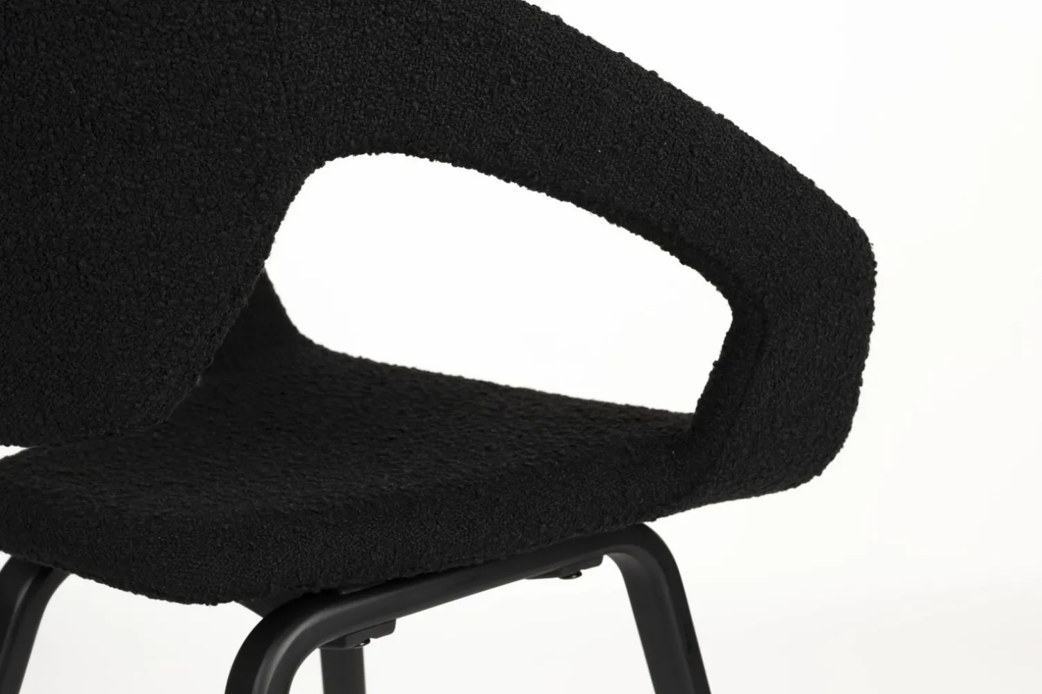 Design Stoelen-Zuiver Flexback (set van 2) Armstoel Zwart