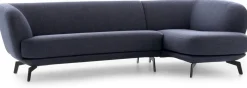Hoekbanken-Leolux Flint Hoekbank Blauw