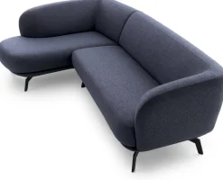 Hoekbanken-Leolux Flint Hoekbank Blauw
