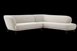 Hoekbanken-Leolux Flint Hoekbank Beige