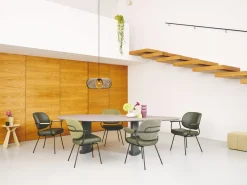 Design Stoelen|Eetkamerstoelen Zonder Armleuning-Bert Plantagie Flip Eetkamerstoel Groen