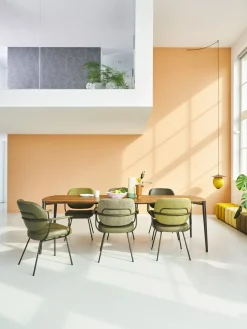 Design Stoelen|Eetkamerstoelen Zonder Armleuning-Bert Plantagie Flip Eetkamerstoel Groen