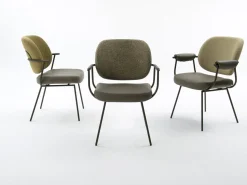 Design Stoelen|Eetkamerstoelen Zonder Armleuning-Bert Plantagie Flip Eetkamerstoel Groen