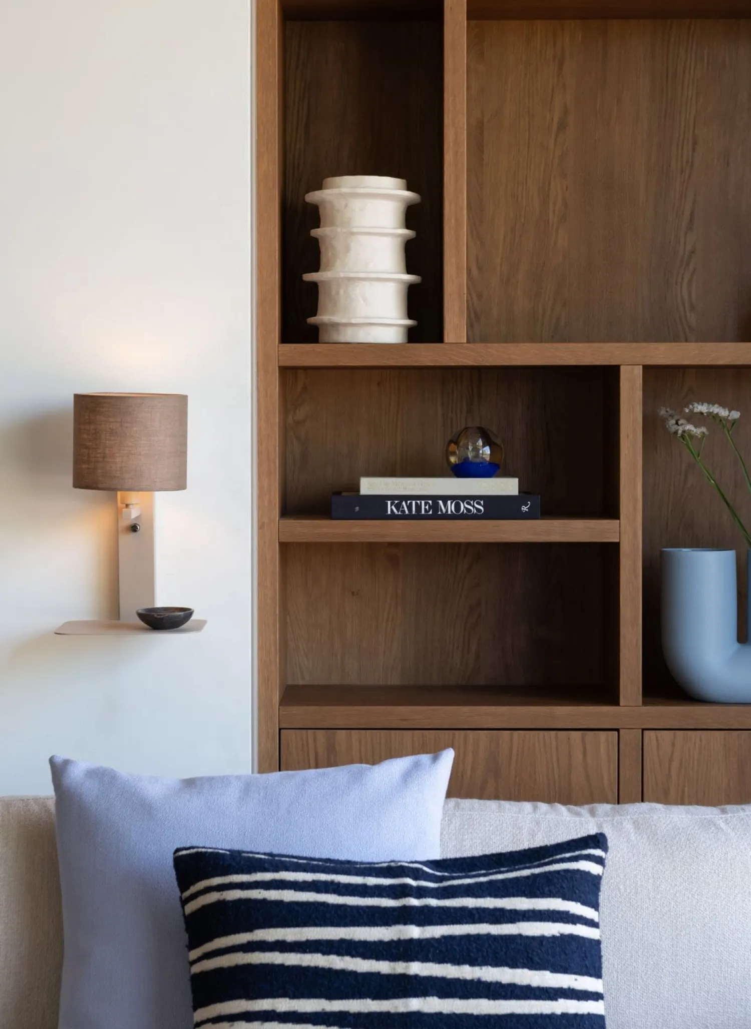 Industriële Wandlampen|Wandlampen-It's about RoMi Florence Wandlamp Sand, Dark Linen