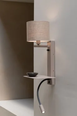 Wandlampen|Wandlampen-It's about RoMi Florence Wandlamp Sand, Dark Linen