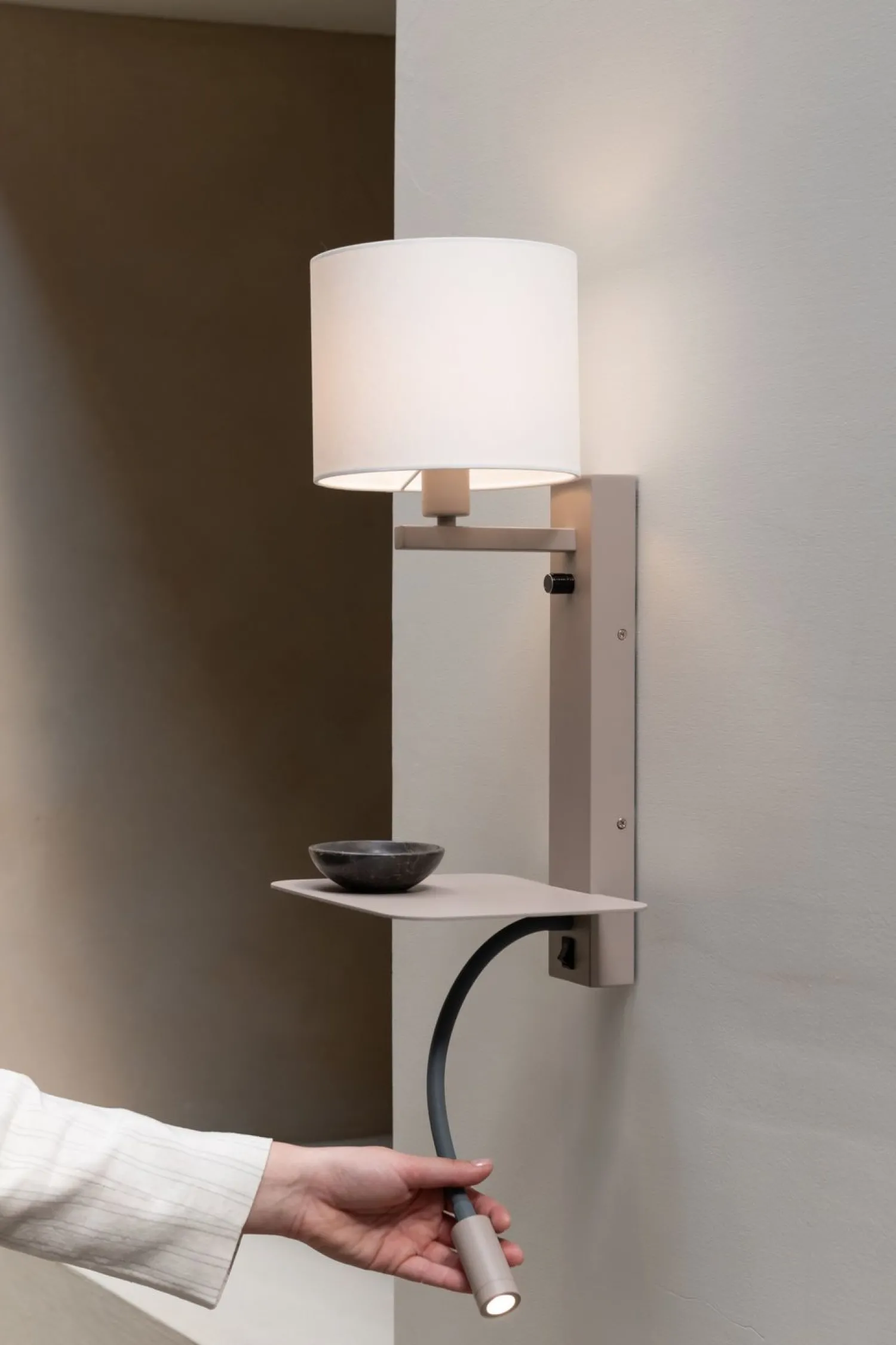 Wandlampen|Wandlampen-It's about RoMi Florence Wandlamp Sand, White