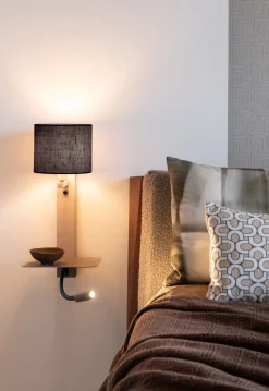 Wandlampen|Wandlampen-It's about RoMi Florence Wandlamp Sand, Black