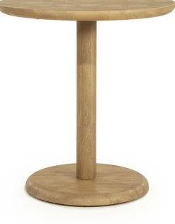 Houten Bijzettafels-Eleonora Florent Rond Bijzettafel Naturel