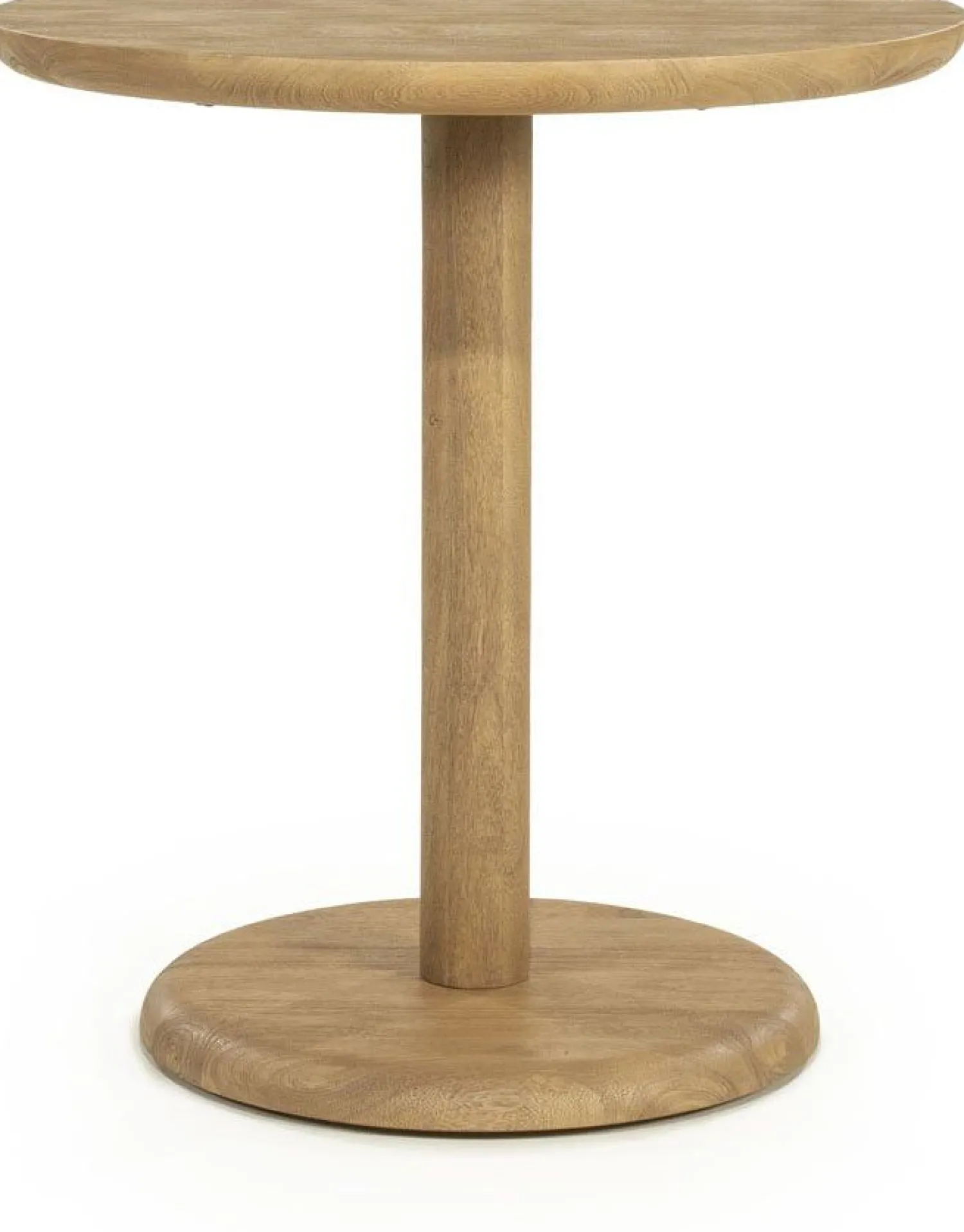 Houten Bijzettafels-Eleonora Florent Rond Bijzettafel Naturel