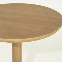 Houten Bijzettafels-Eleonora Florent Rond Bijzettafel Naturel