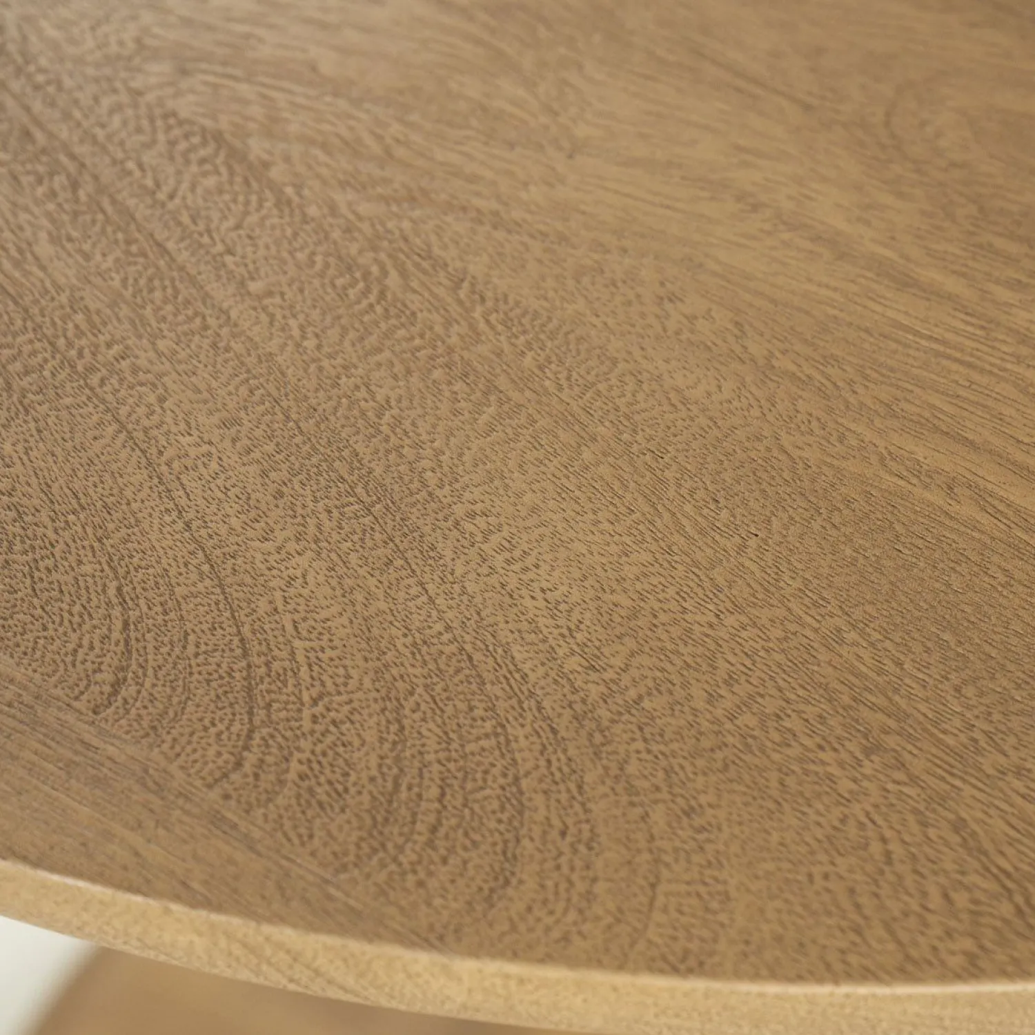 Houten Bijzettafels-Eleonora Florent Rond Bijzettafel Naturel
