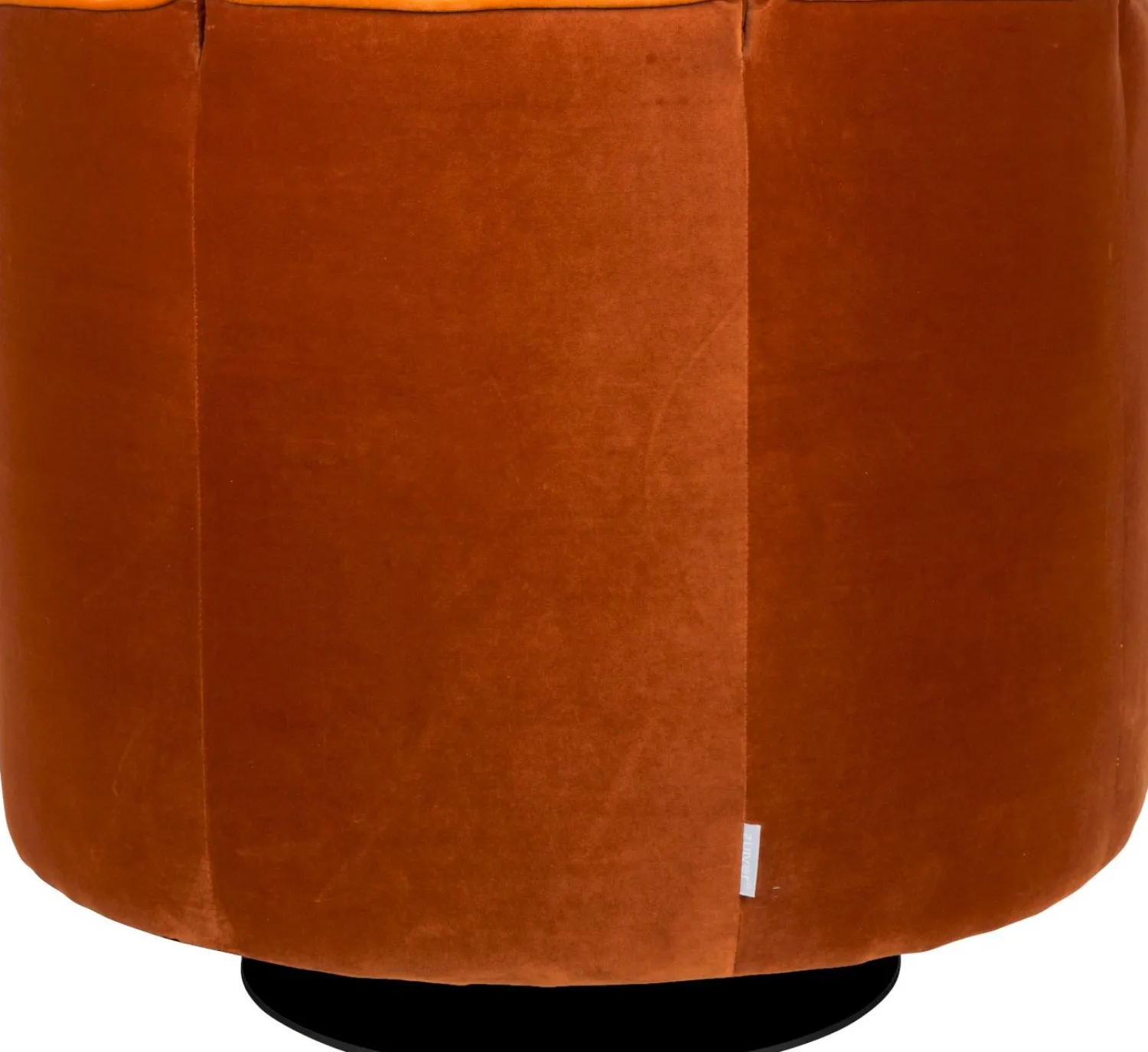 Ronde Fauteuils-Dutchbone Flower Fauteuil Orange