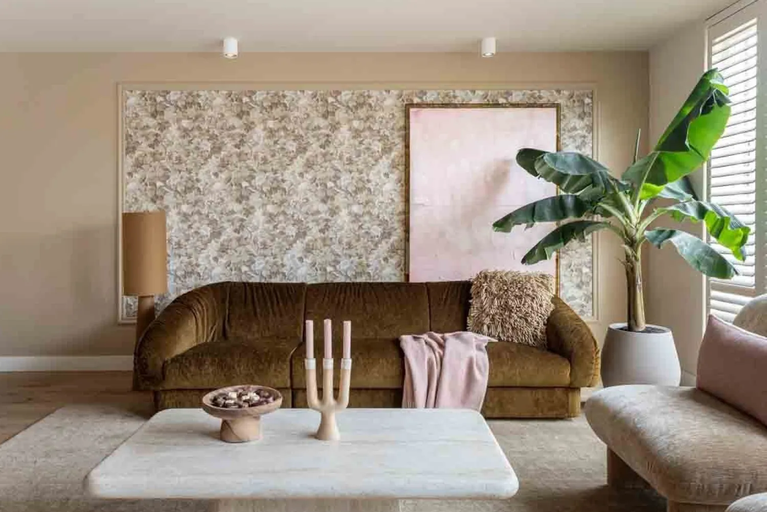 Sierkussens & Plaids-HKLIVING Fluffy Sierkussen Blush