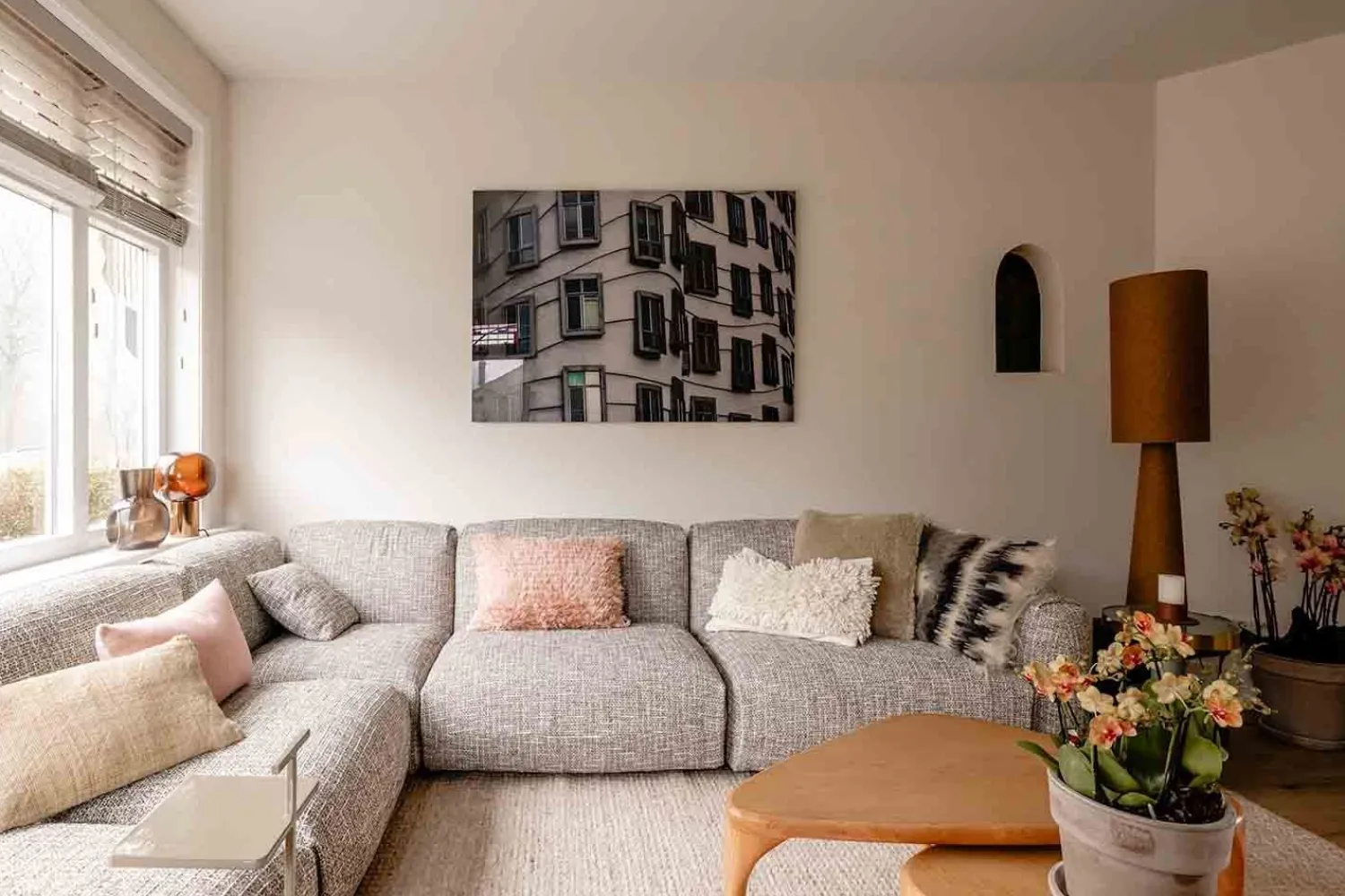 Sierkussens & Plaids-HKLIVING Fluffy Sierkussen Blush
