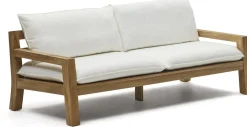 Tuinbanken|Zitbanken-Kave Home Forcanera Tuinbank Beige, Bruin