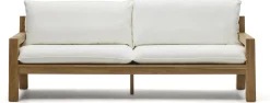 Tuinbanken|Zitbanken-Kave Home Forcanera Tuinbank Beige, Bruin