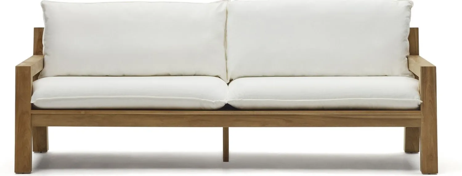 Tuinbanken|Zitbanken-Kave Home Forcanera Tuinbank Beige, Bruin