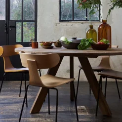 Eetkamerstoelen Zonder Armleuning-WOOOD Form Eetkamerstoel Natural