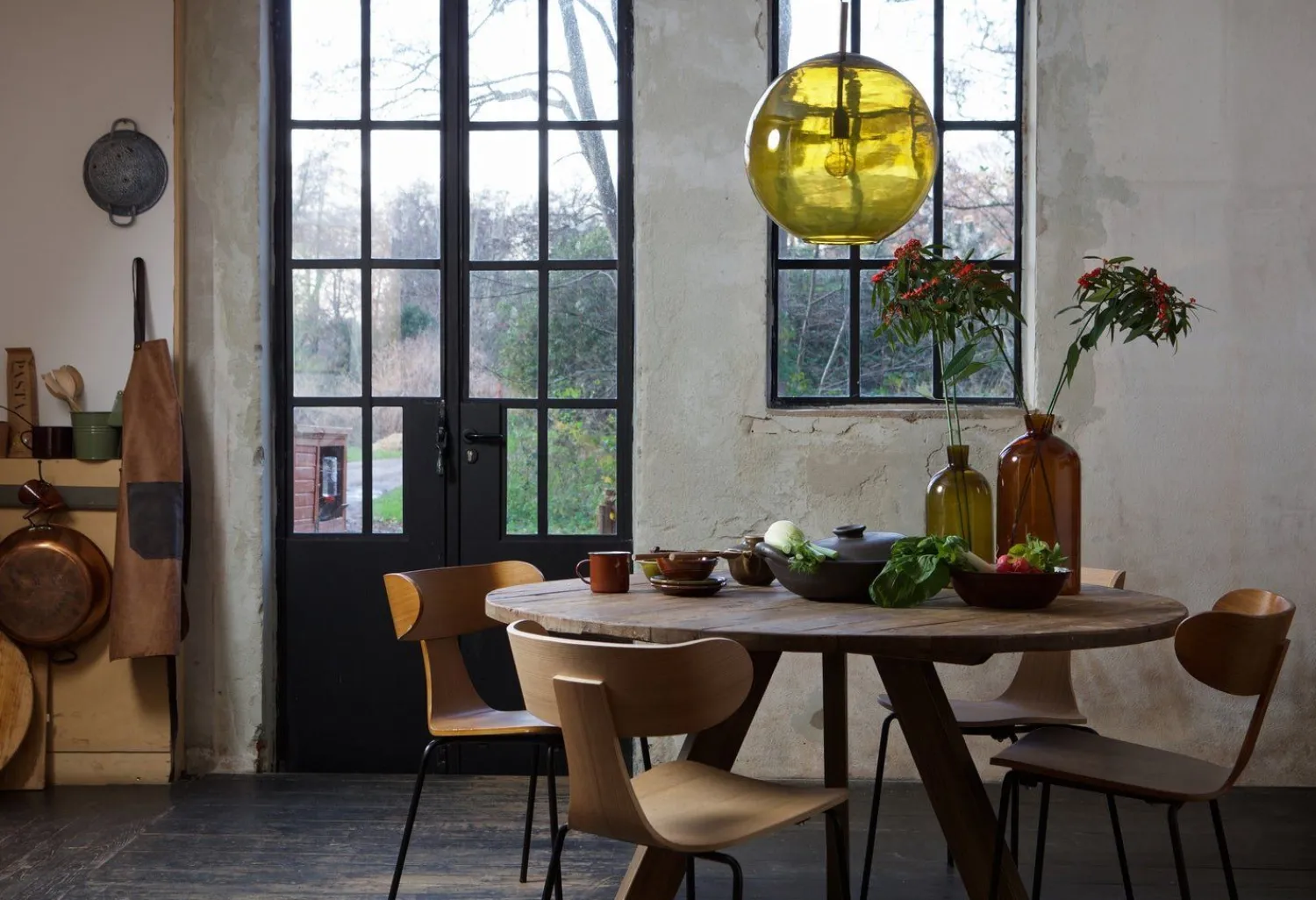 Eetkamerstoelen Zonder Armleuning-WOOOD Form Eetkamerstoel Natural