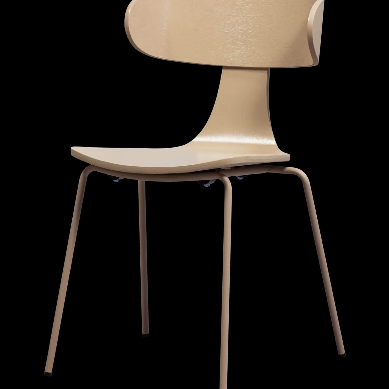 Eetkamerstoelen Zonder Armleuning-WOOOD Form Eetkamerstoel Sand