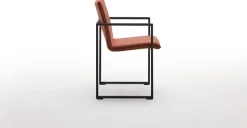 Eetkamerstoelen Met Armleuning|Design Stoelen-Arco Frame Friendly Eetkamerstoel Rust