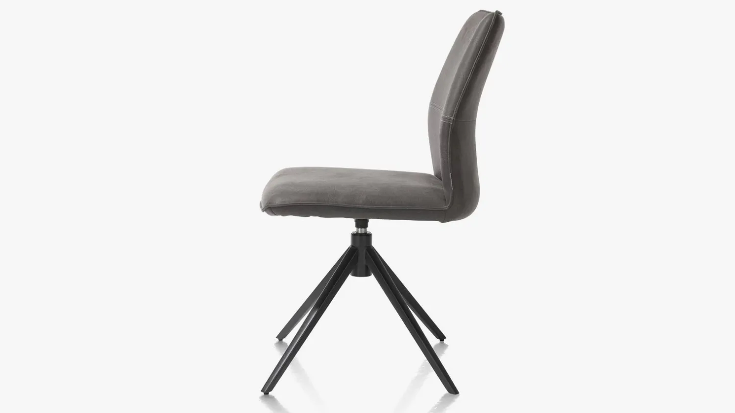 Eetkamerstoelen Zonder Armleuning-XOOON Franky Eetkamerstoel Off Black