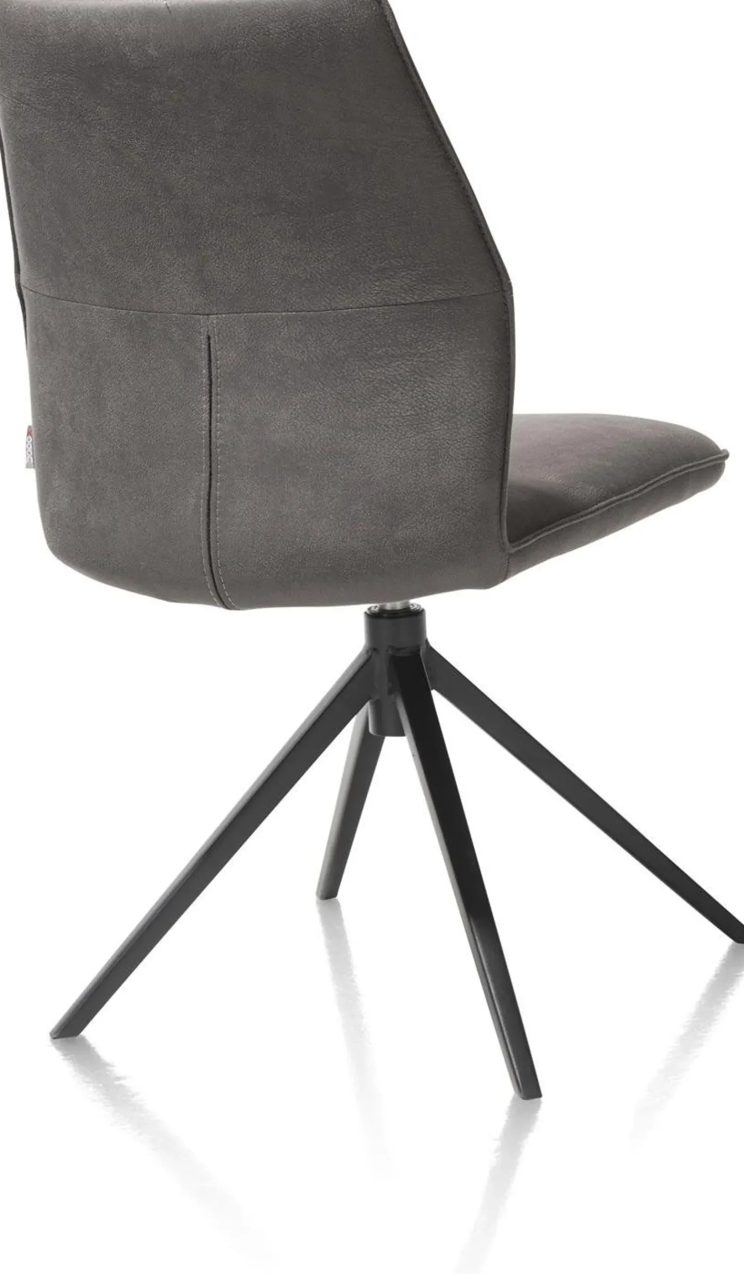 Eetkamerstoelen Zonder Armleuning-XOOON Franky Eetkamerstoel Off Black
