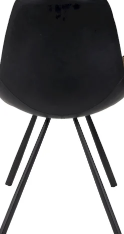 Kuipstoelen|Eetkamerstoelen Zonder Armleuning-Dutchbone Franky Eetkamerstoel Black