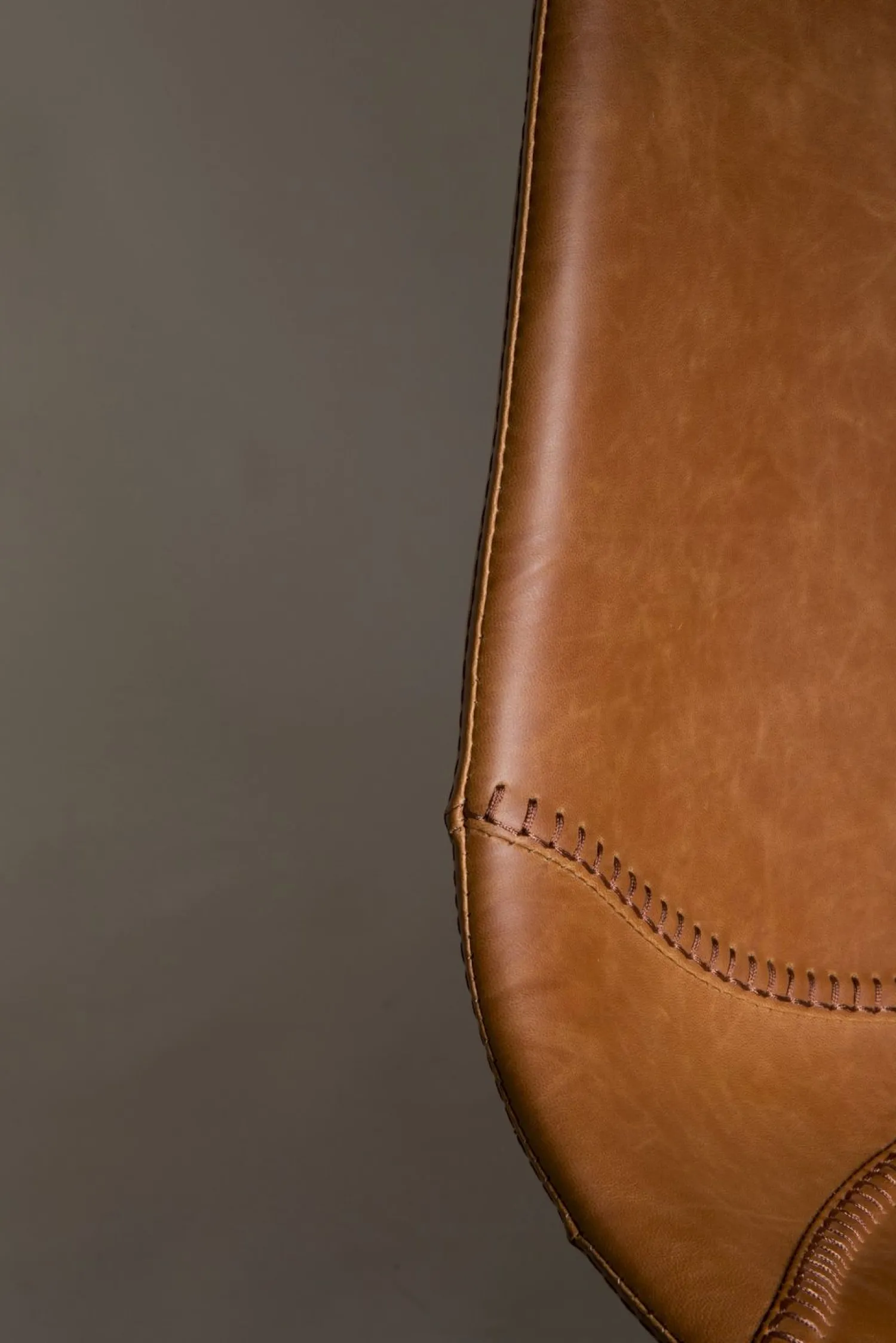 Kuipstoelen|Eetkamerstoelen Zonder Armleuning-Dutchbone Franky Eetkamerstoel Brown